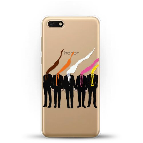 фото Силиконовый чехол псы на honor 7s andy & paul