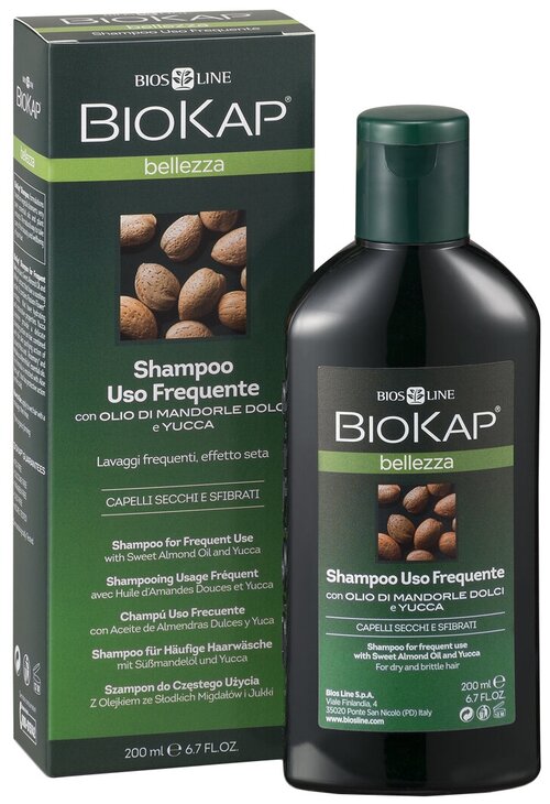 BioKap шампунь Uso frequente для частого использования, 200 мл