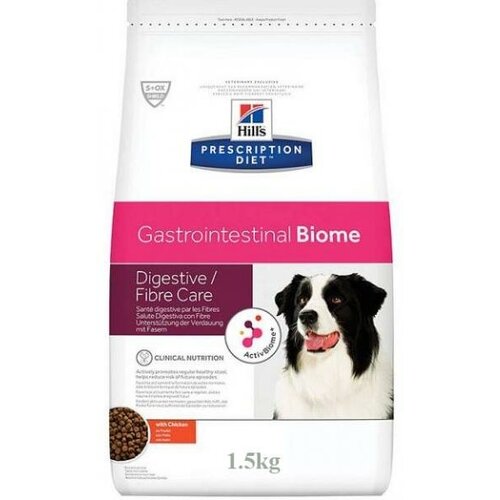 Hill's Prescription Diet Сухой корм для собак при расстройствах пищеварения Gastrointestinal Biome, 1.5кг