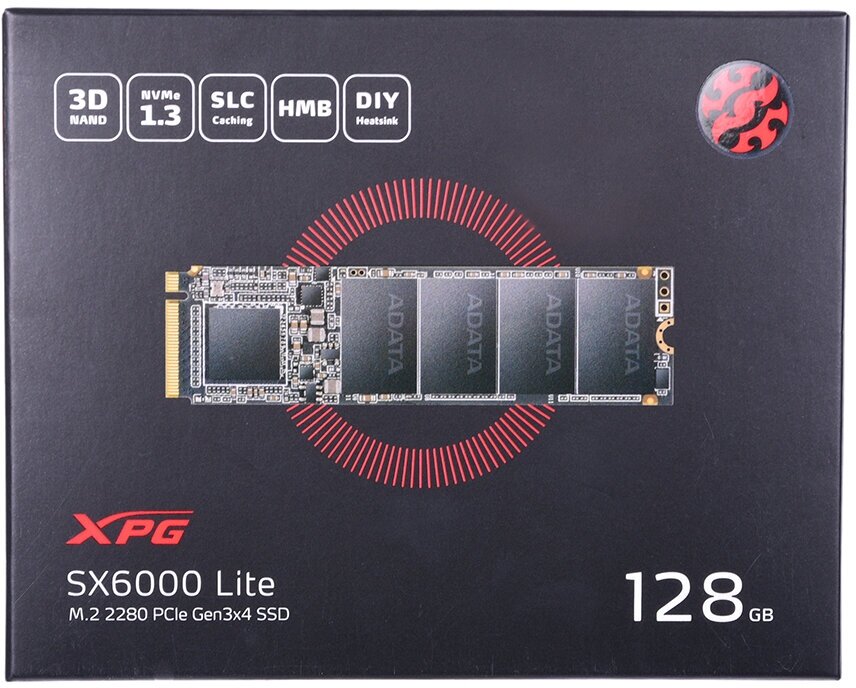 SSD накопитель A-DATA XPG SX6000 Lite 128Гб, M.2 2280, PCI-E x4, NVMe - фото №18