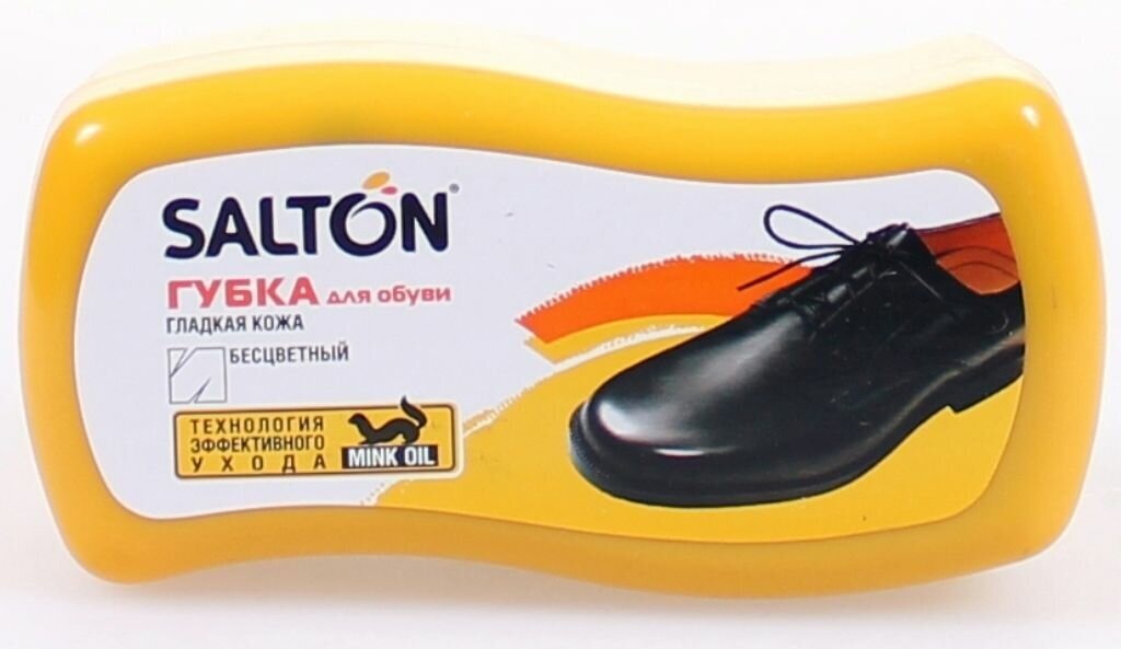 Губка для обуви из гладкой кожи Salton, бесцветная