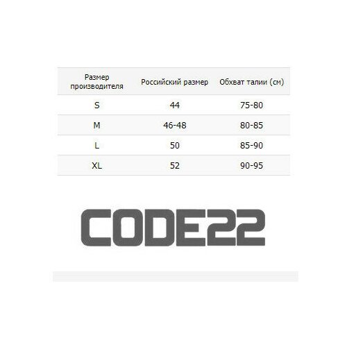 фото Плавки code 22, размер s, черный