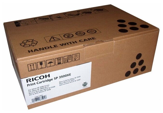 Ricoh Тонер-картридж оригинальный Ricoh SP 3500-XE 406990 SP-3500-XE черный 6.4K