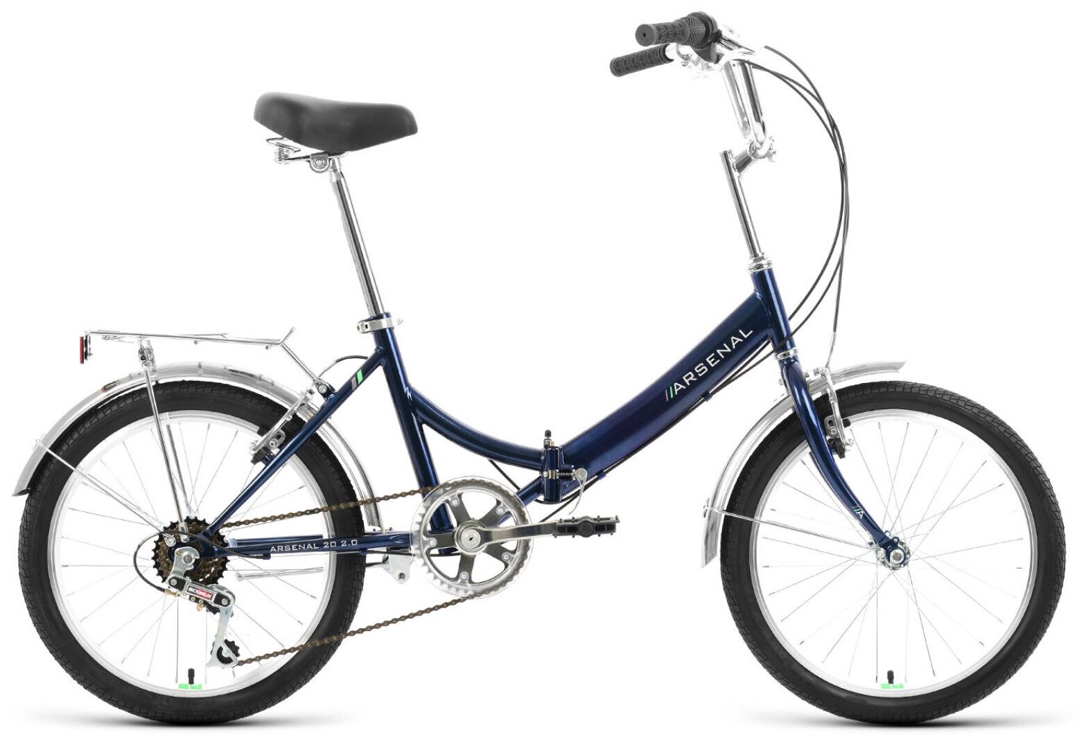 Складной велосипед Forward Arsenal 20 2.0 (2022) 20 Сине-серый