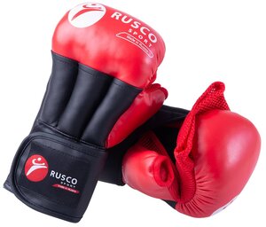 Перчатки Rusco Sport для рукопашного боя Pro, 8 унций, цвет красный RuscoSport 4805886 .