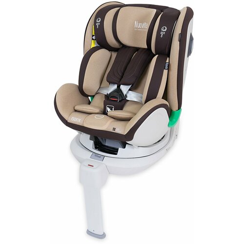 Автокресло детское Nuovita Maczione NiS1-1/I-Size ISOFIX, 0-4 года, рост 40–105 см (Beige/Бежевый)