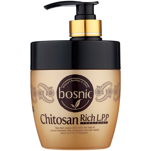 BOSNIC Маска для волос Chitosan Rich LPP Treatment, 640 г, 500 мл