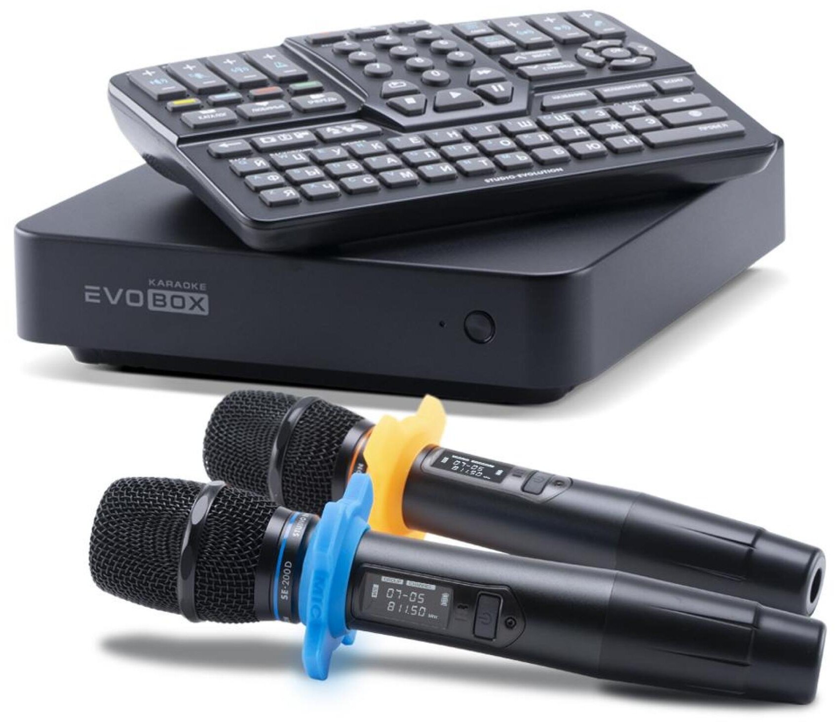 Караоке система EvoBox с микрофонами Evolution SE 200D Black