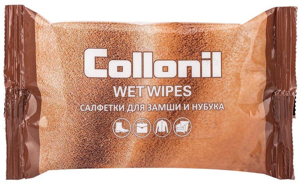 Collonil Салфетки влажные Wet Wipes для замши и нубука 15 шт