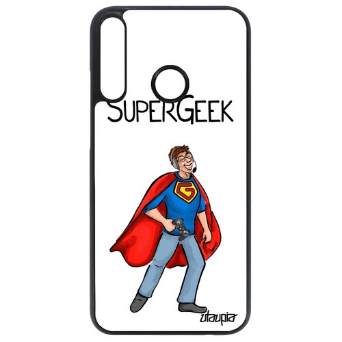 фото Чехол для мобильного huawei p40 lite e, "супергик" смешной geek utaupia
