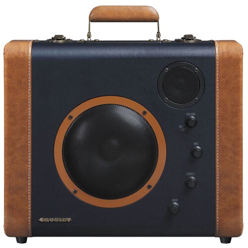 Портативная акустика Crosley Soundbomb, черный / красный