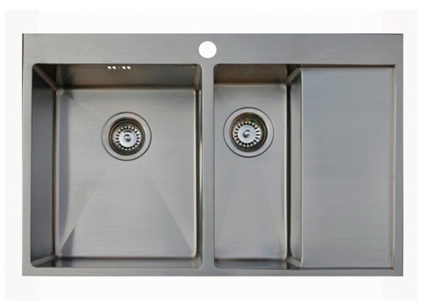 Кухонная мойка Seaman Eco Marino SMB-7851D (клапан-автомат (чаша слева))