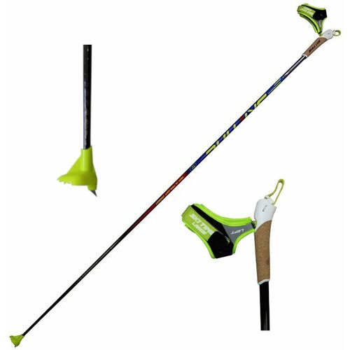 Лыжные палки SKIGO (25) Vasa (Карбон 50%+Стекло 50%) (красный) (160)