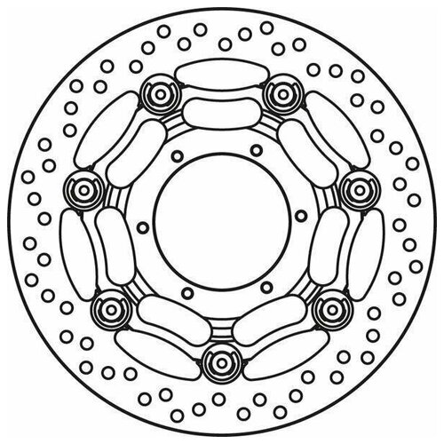 Тормозной диск GoldFREN 601-511F кросс STX40, MSW244, FMD0134, MD1014LS/RS