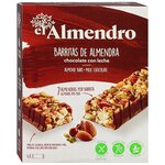 Ореховый батончик El Almendro из миндаля и фундука с молочным шоколадом 100 г - изображение