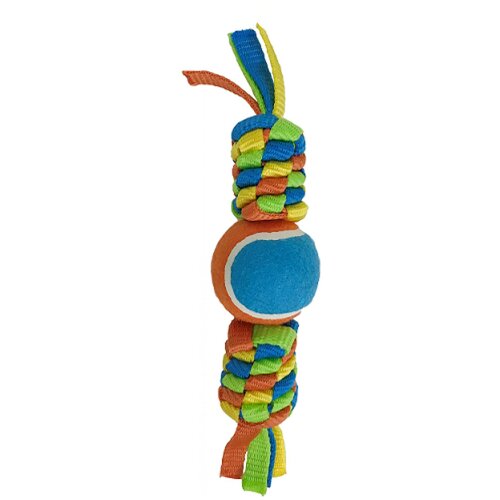 Aromadog Игрушка Petpark для собак плетенка с теннисным мячом и петлей WB20342, 0,16 кг, 58722 (2 шт)