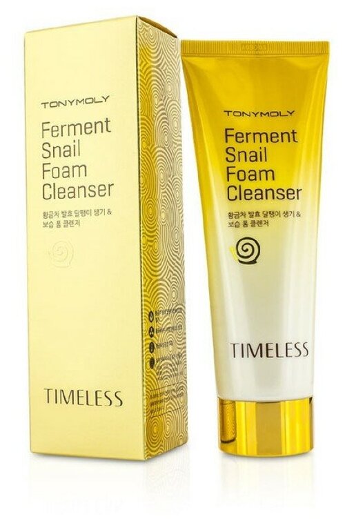 Пена для умывания TONY MOLY Timeless Ferment Snail Foam Cleanser, 150 мл, 150 г