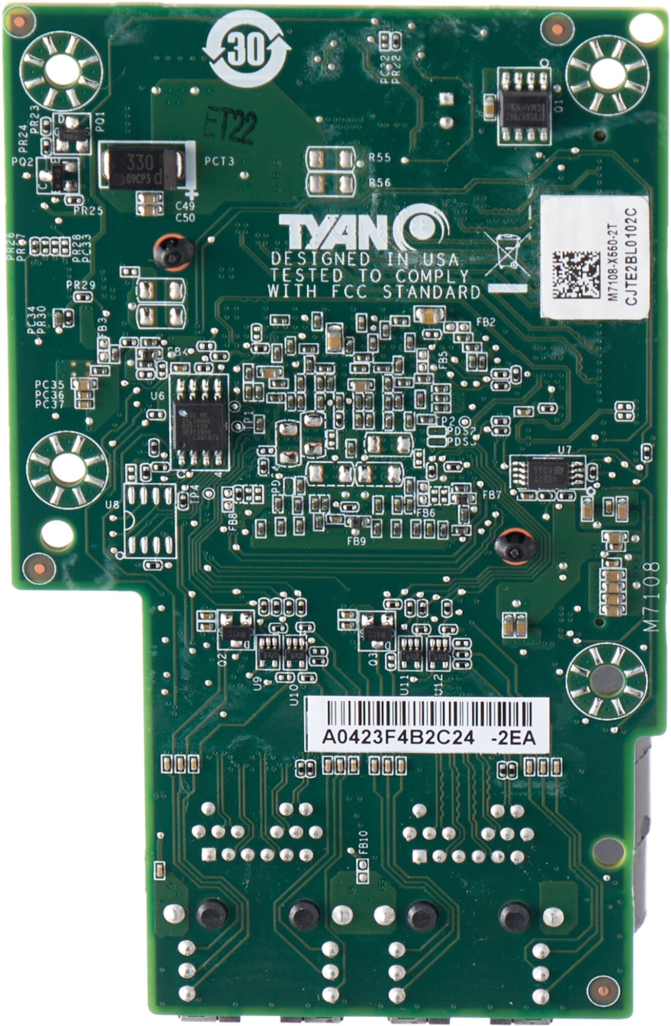 Сетевой адаптер Tyan M7108-X550-2T