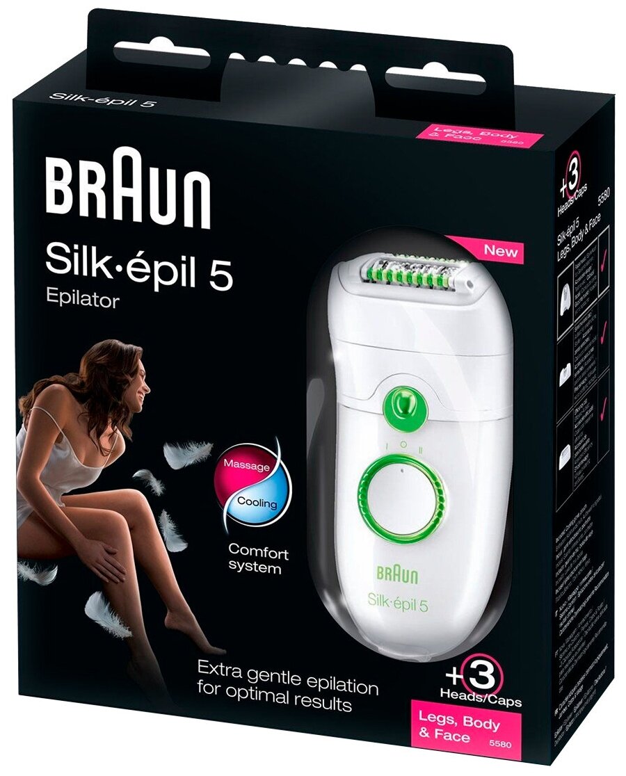 Эпилятор Braun 5580 Silk-epil 5 - фотография № 3