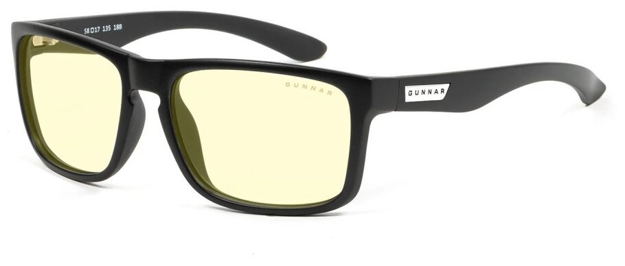   GUNNAR Intercept Amber Natural-Focus Onyx