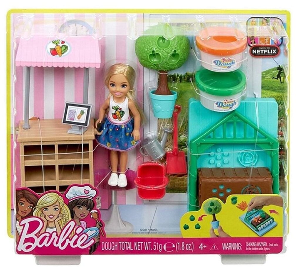 Игровой набор Barbie Овощной сад Челси 13.5 см - фото №12