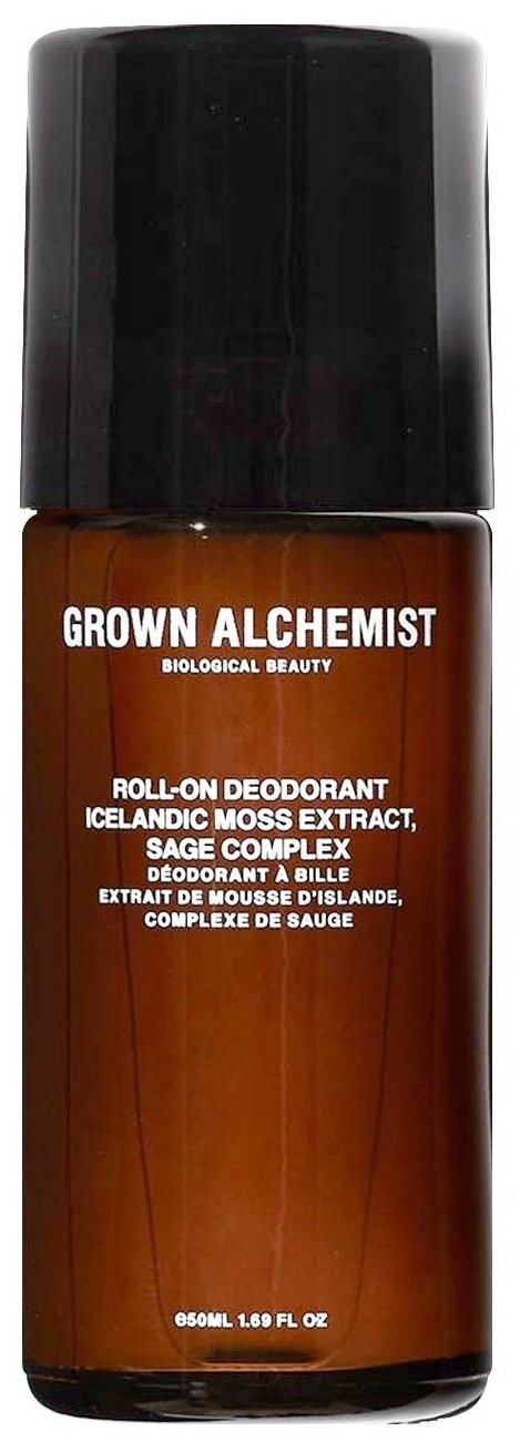 Grown Alchemist Дезодорант Icelandic Moss Extract, Sage Complex, ролик, 50 мл