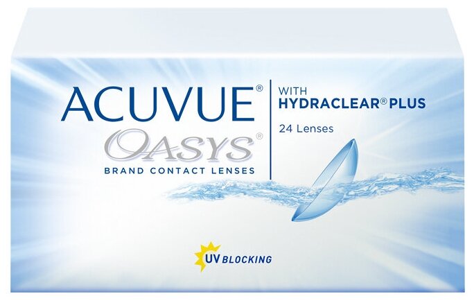 Контактные линзы Acuvue OASYS with Hydraclear Plus, 24 шт. — купить по выгодной цене на Яндекс.Маркете