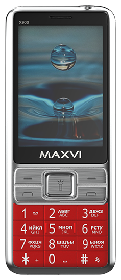 MAXVI X900, 2 SIM, красный