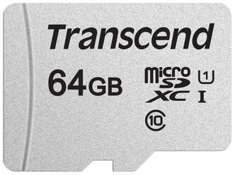 Карта памяти microSD 64 ГБ Transcend Class 10 300S ( TS64GUSD300S )