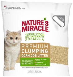 Комкующийся наполнитель Nature's Miracle Premium Clumping Corn Cob Litter, 8.1 кг 8.1 кг