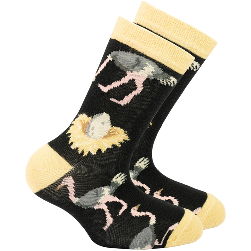 Носки Socks n Socks размер 1-5 US, черный, желтый