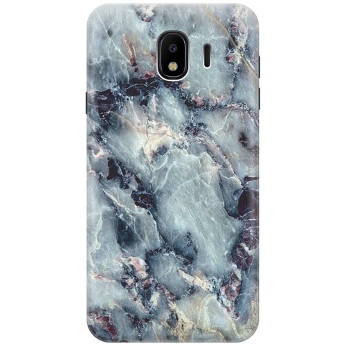 фото Re:paчехол - накладка artcolor для samsung galaxy j4 (2018) с принтом "бледно-синий мрамор"