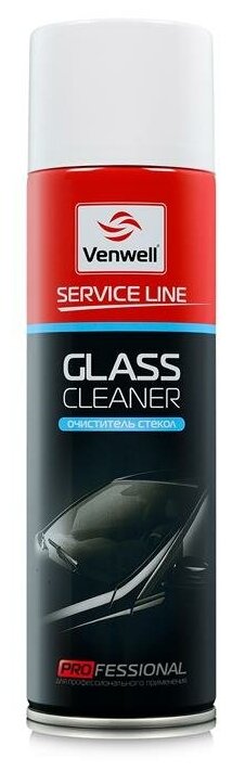 Venwell Очиститель стёкол Glass Cleaner 500мл (аэрозоль).