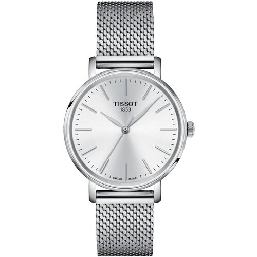 Наручные часы TISSOT T-Classic, серебряный наручные часы tissot t143 t classic everytime lady t143 210 33 021 00