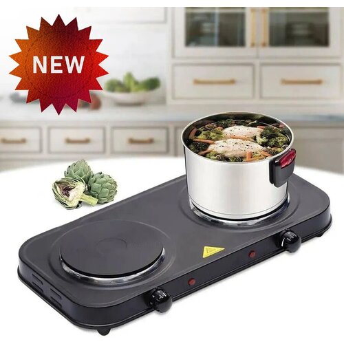 Электрическая настольная плита на две конфорки для домадачиЭлектрическая двухконфорочнаяЭлектроплитка для кухни варочная панель 2 конфорки 211100₽