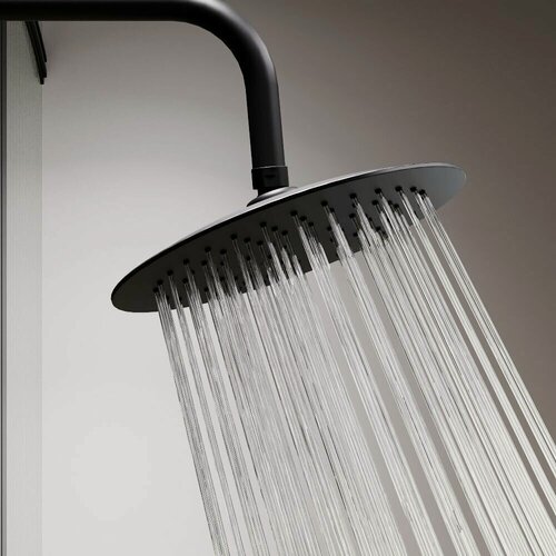 Изображение товара Лейка тропического душа Damixa "Scandinavian Pure" 936050300, черная, 25 см