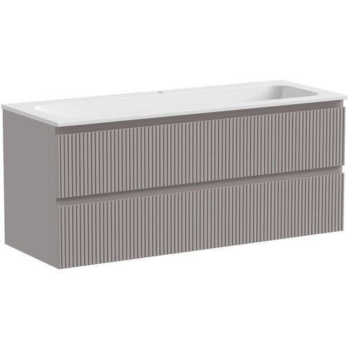 Тумба подвесная SANCOS Snob T, Doha Soft 1195х445х500 + Раковина Ceramica Nova Element CN7016