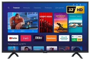 32" Телевизор Xiaomi Mi TV 4A 32 T2 2019 VA RU, черный