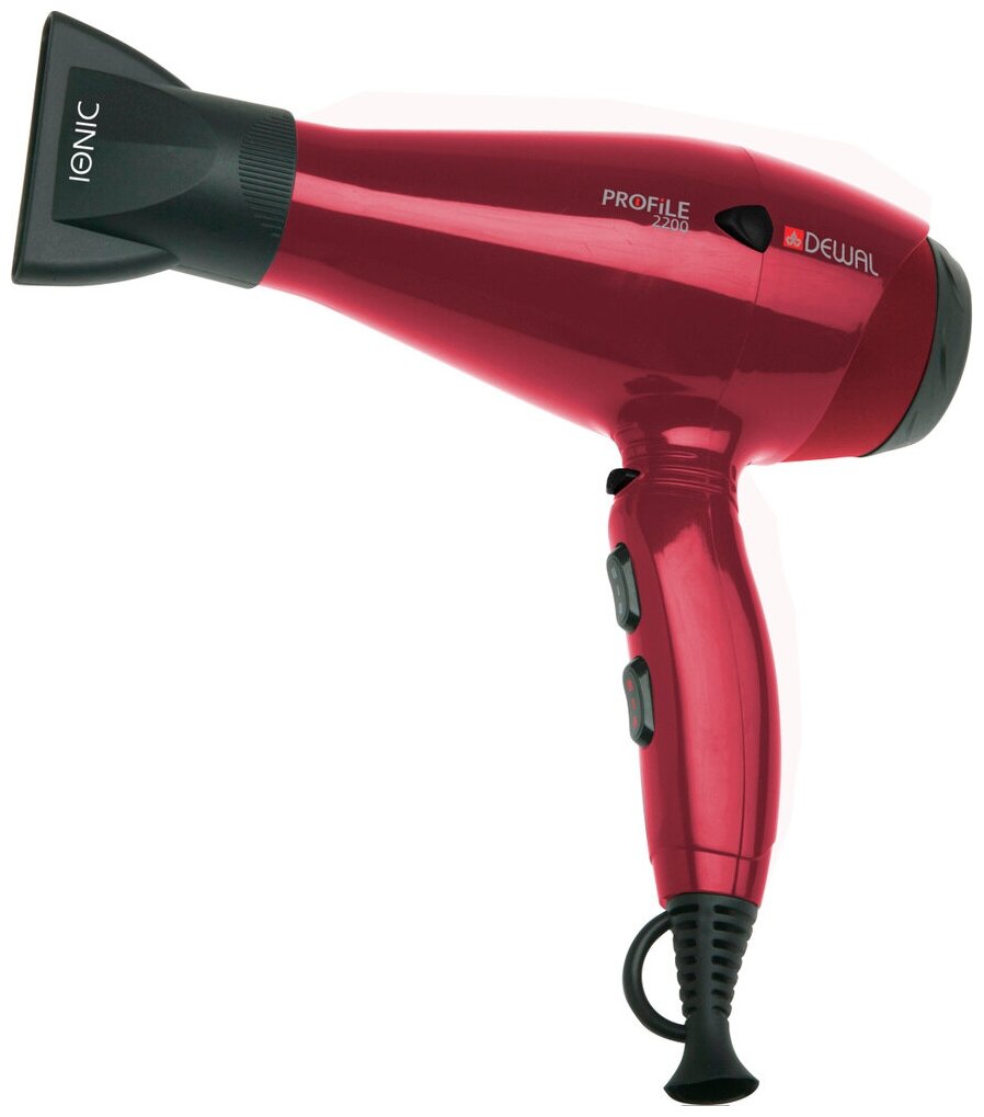 Фен DEWAL Pro 03-120 Profile-2200, red