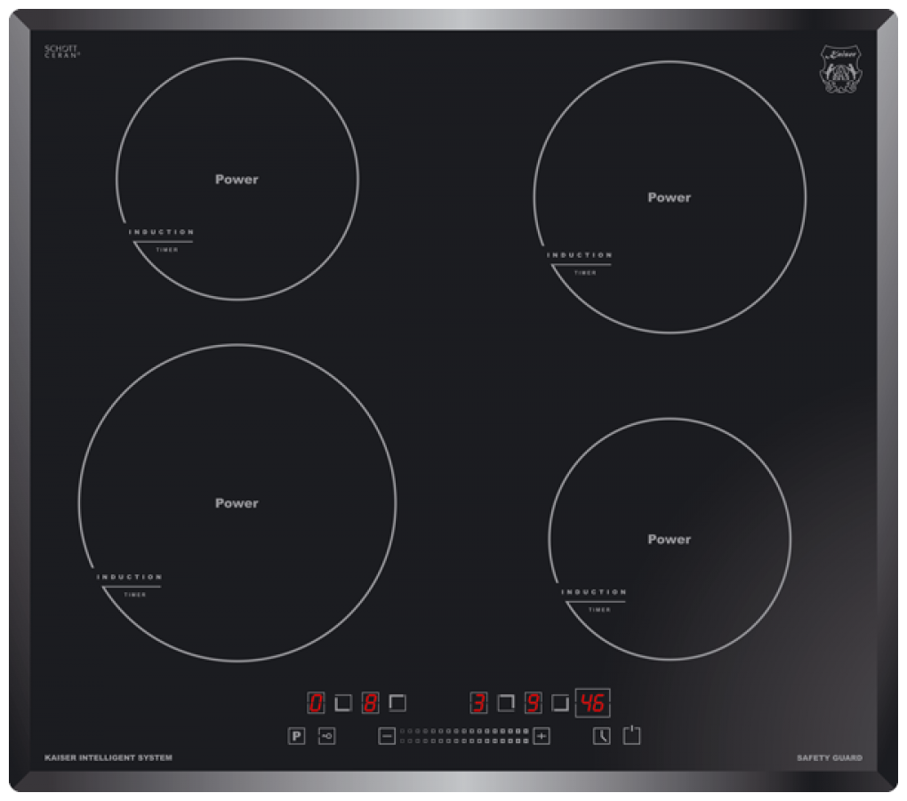 Электрическая варочная панель Kaiser KCT 6705 FI, черный