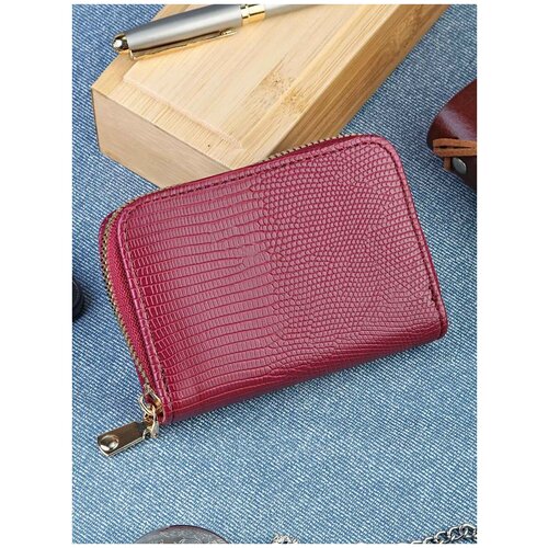 Визитница для женщин, бордовый