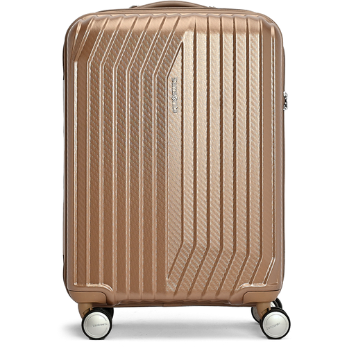 Чемодан Samsonite, поликарбонат, 30 л, золотой