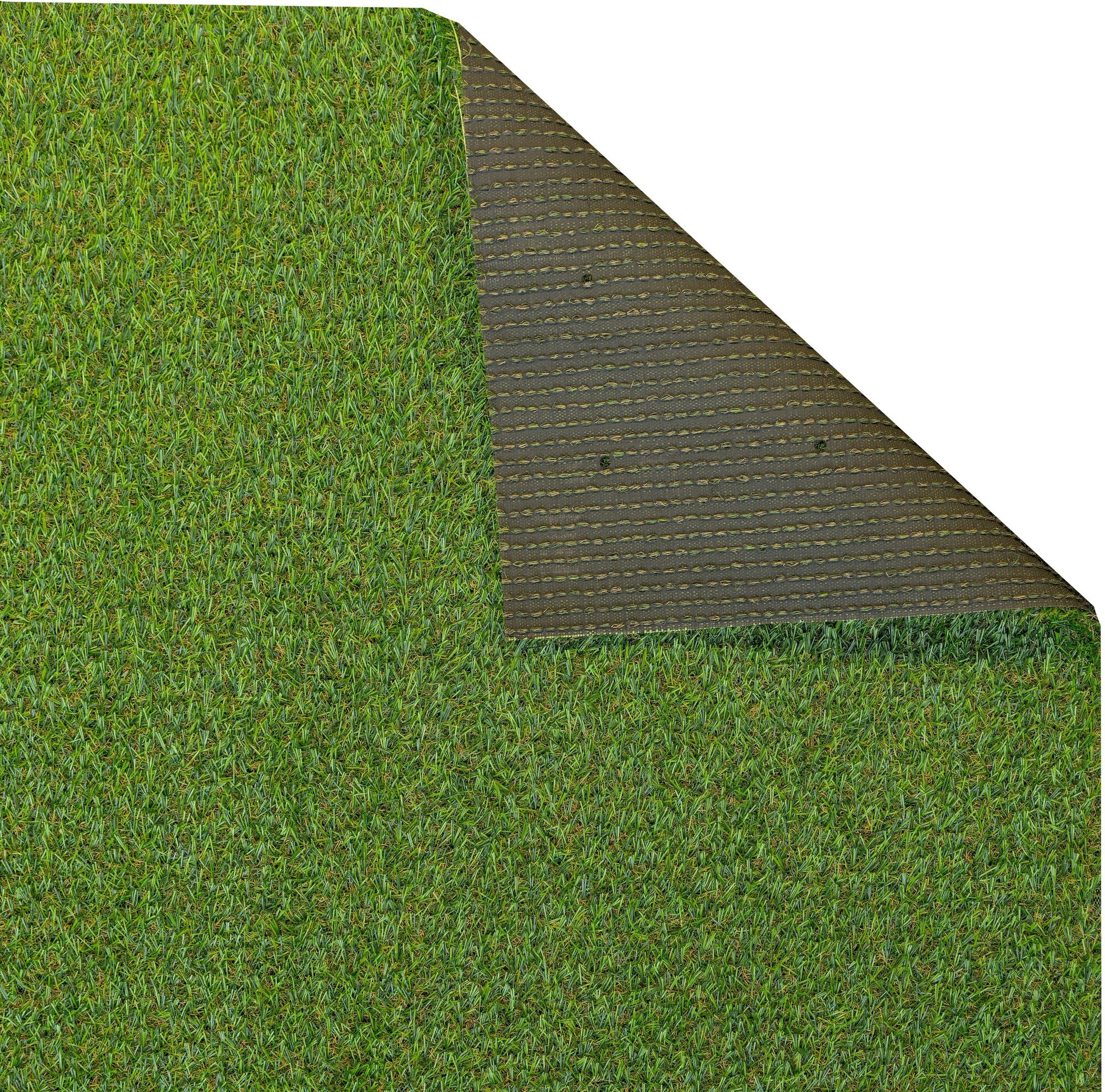 Трава искусственная Grass Fantas 18 4 Tones 18мм, 2х1м, 100% PP, зелено-желтая - фотография № 4