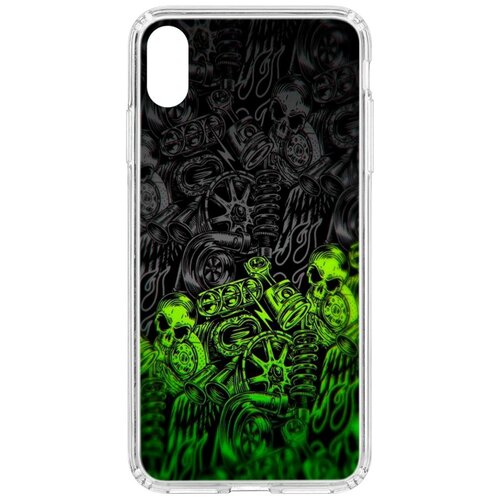 фото Чехол на iphone xs max kruche print garage