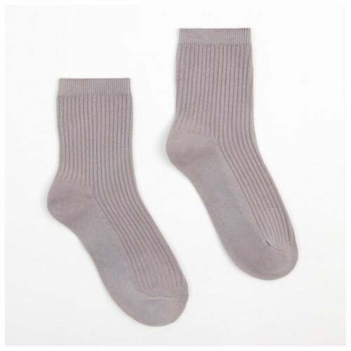 Носки Minaku размер 18/20, серый детские носки elite динозавры р 18 20 3 пары