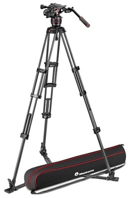 Видеокомплект Manfrotto Nitrotech 608 & Alu Twin GS MVK608TWINGC (штатив+головка)