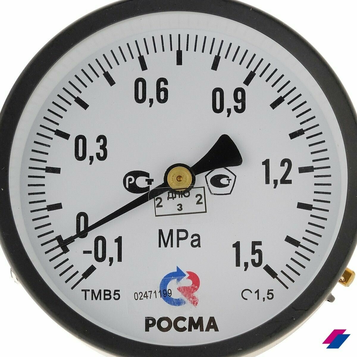 Мановакуумметр ТВМ-510Р - (-0,1.1,5 MPa) М20х1,5 класс точности 1,5 росма - фотография № 2