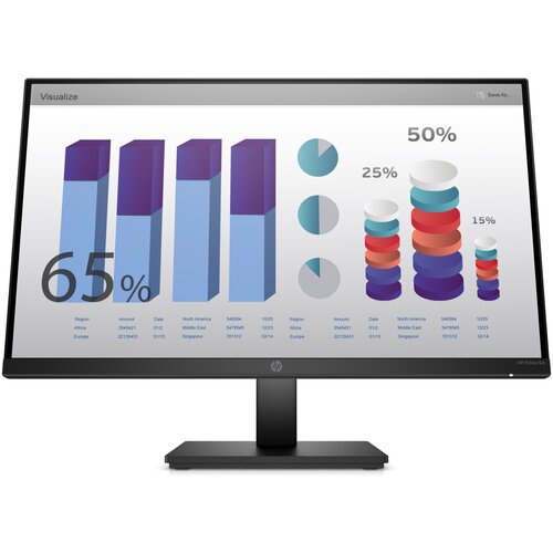 23.8 Монитор HP P24q G4, 2560x1440, 60 Гц, IPS, черный 23 8 монитор lenovo thinkvision p24q 20 2560x1440 60 гц ips черный