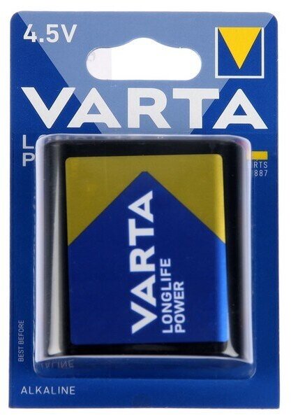 Varta Батарейка алкалиновая Varta LONGLIFE 4.5V блистер 1 шт