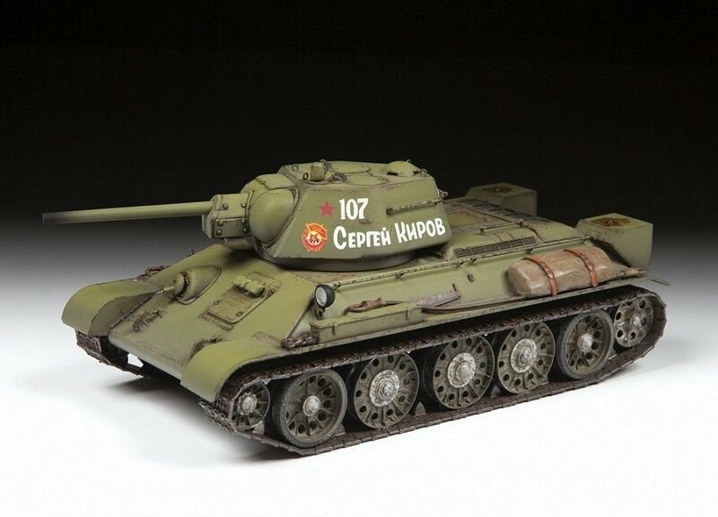 Сборная модель ZVEZDA Советский средний танк Т-34/76 обр. 1942 г, 1/35